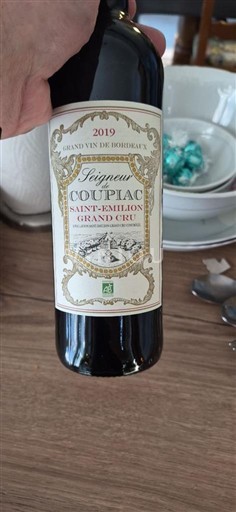 Bordeaux Saint-Émilion Grand Cru Grand Cru Seigneur de Coupiac 2019