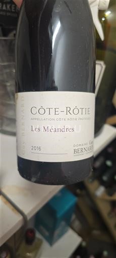 Rhône Valley Côte-Rôtie Domaine Guy Bernard Les Méandres 2016