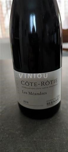 Thung lũng Rhône Côte-rôtie Domaine Guy Bernard Les Méandres 2016