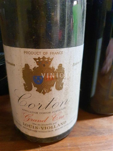 Bourgogne Corton Grand Cru Louis-Voillard 1982