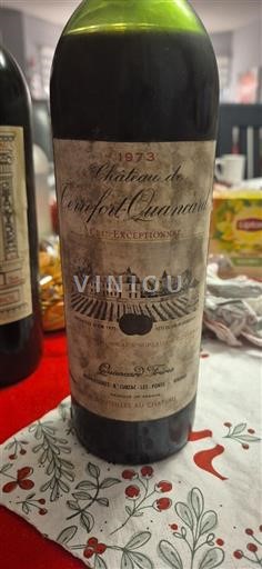 Bordéus Château Cerfvol-Quancard Exceptionnelle 1973