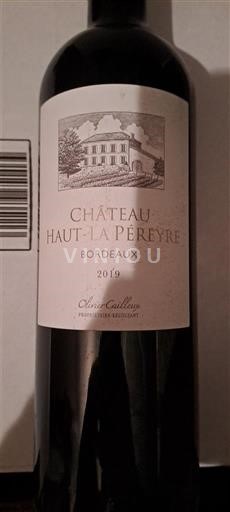 Bordeaux Château Haut-La Péreyre 2019
