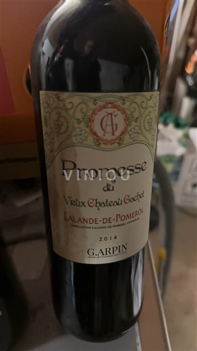 Bordeaux Lalande-de-Pomerol Château Vieux Château Gouchet Promesse 2014
