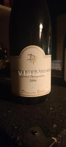 Burgundsko Côte de nuits villages Domaine Petitot Terres Burgondes 2006