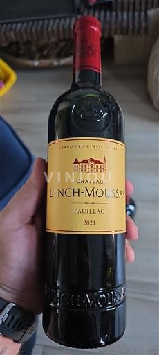 Bordeaux Pauillac Grand Cru Château Lynch-Moussas 2021