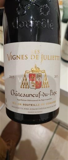Rhônen laakso Châteauneuf-du-Pape Les Vignes de Juliette 2015
