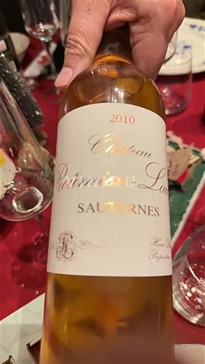 Bordeaux Sauternes Premier Cru Château Rabaud-Promis 2010