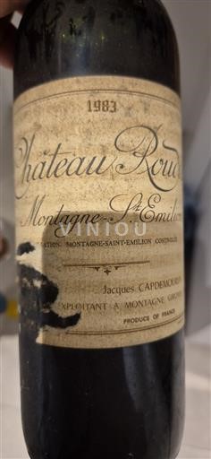 Bordeaux Montagne-saint-émilion Château Rouet 1983