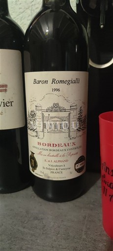 Bordéus Baron Romegialli 1996