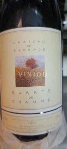 Vallée de la Loire Quarts de Chaume Château Suronde 1997