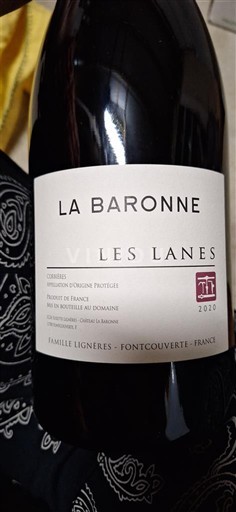 Langvedok Corbières Château La Baronne Les Lanes 2020
