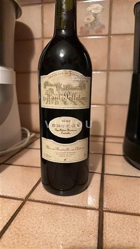 Bordéus Château Haut Pelléhan 2003