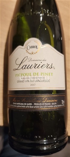 Langvedok Picpoul-de-Pinet Domaine S Lauriers 2017
