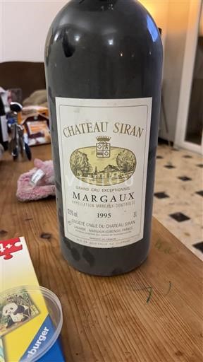 Bordeaux Margaux Château Siran 1995