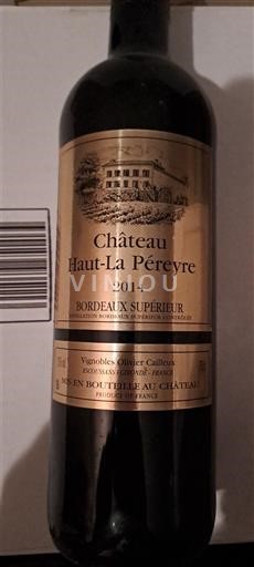 Bordeaux Bordeaux Supérieur Château Haut-La Péreyre 2014
