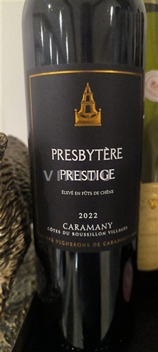 Roussillon Không được chỉ định Les Vignerons de Caramany Presbytère Prestige 2022