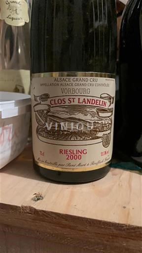 Alsazia Non specificato Grand Cru Clos St Landelin Vorbourg 2000