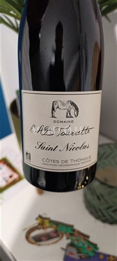 Languedoc ja Roussillon Côtes de Thongue Domaine La Tourrette Saint Nicolas Ei vuosikertaa