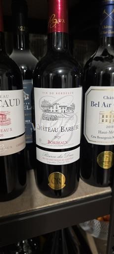 Burdeos Bordeaux Château Barbère 2021