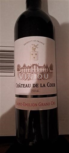Bordeaux Saint-Émilion Grand Cru Grand Cru Château La Cour 2014