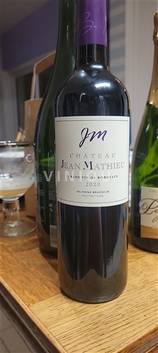 Bordeaux Château Jean Mathieu 2020