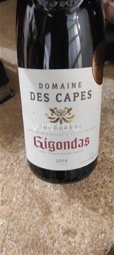 Valle del Rodano Gigondas Domaine S Capes 2014