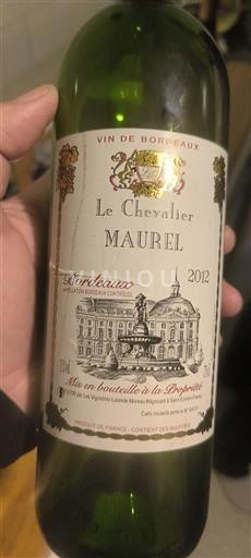 Bordéus Le Chevalier Maurel 2012