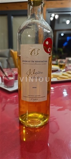 Roussillon Muscat de Rivesaltes Le Maître Cabezaclay 2014