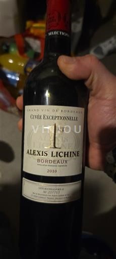Bordeaux Alexis Lichine Exceptionnelle 1er 2010