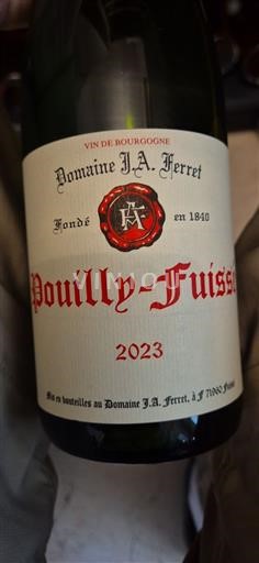 Borgoña Pouilly-fuissé Domaine J.-A. Ferret 2023