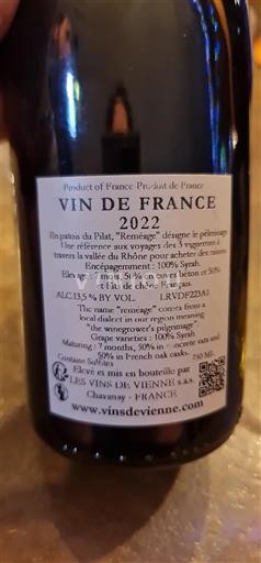 Valle del Ródano No especificado Les Vins de Vienne 2022