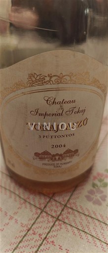 Tokaj Không được chỉ định Château Imperial Tokaj 3 Puttonyos 2004