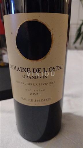 Langvedok Minervois-la-Livinière Domaine L'Ostal Grand Vin 2021