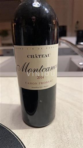Bordeaux Canon-Fronsac Château Montcanon 2014