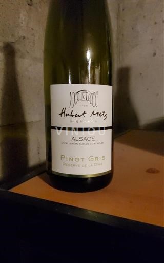 Alsace Pinot Grigio Hubert Metz Réserve de la Dîme 2014