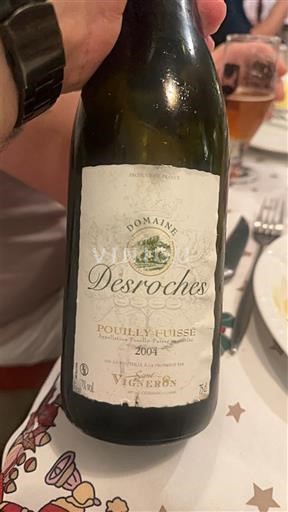 Borgoña Pouilly-fuissé Domaine Sroches 2004