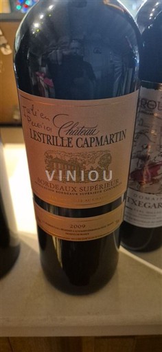 Bordeaux Bordeaux Supérieur Château Lestrille Capmartin 2009