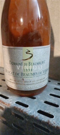 Rhône Valley Muscat de Beaumes de Venise Domaine Beaumalric 1998