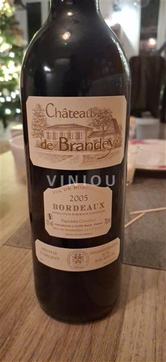 Bordeaux Château Brandey 2005