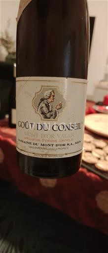 Valais Không được chỉ định Domaine Mont d'Or Goût du Conseil 1995