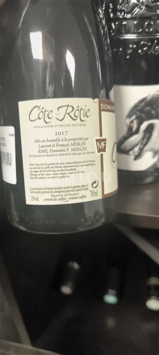 Rhône Valley Côte-Rôtie Domaine Merlin 2017