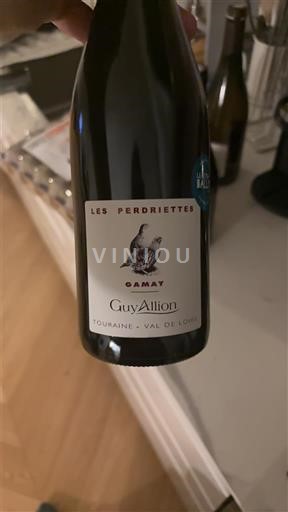 Valle della Loira Touraine Guy Allion Les Perdriettes Senza annata