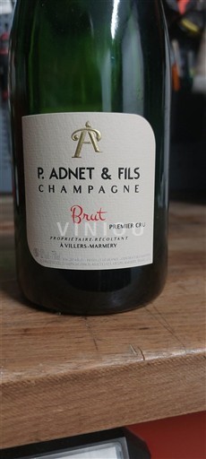 Champaña Champán Premier Cru P. Adnet & Fils Sin añada