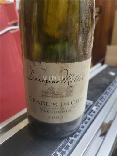 Bourgogne Chablis premier cru Premier Cru Domaine Millet Vaucopin 2009