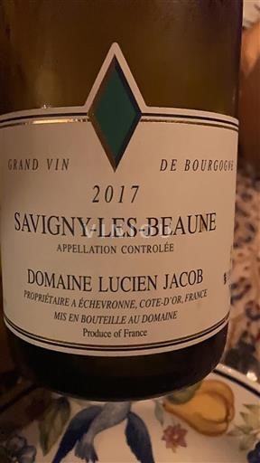 Bourgogne Savigny-lès-Beaune Domaine Lucien Jacob 2017