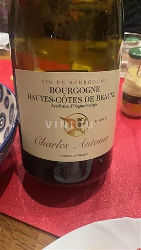 Burgundsko Hautes Côtes de Beaune Charles Antonin 2019