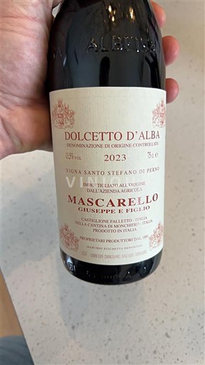 Piemonte Dolcetto d'Alba Mascarello Giuseppe e Figlio Vigna Santo Stefano di Perno 2023