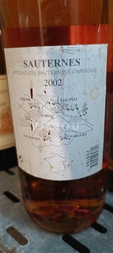 Bordéus Sauternes Leon d aubert 2002