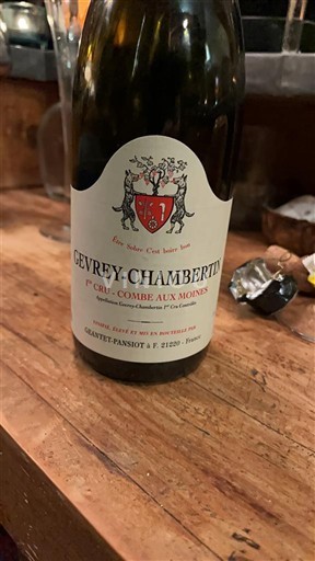Borgoña Gevrey-Chambertin Premier Cru Grappe-Pansot Combe aux Moines 2014