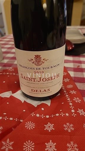 Rhônen laakso Saint-Joseph Delas François de Tournon 2010